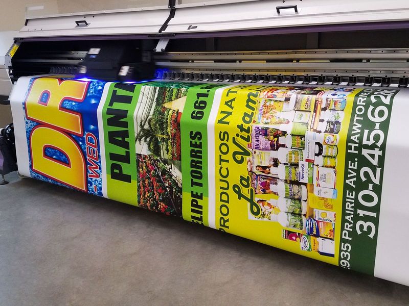Wide-format banner and sign printing at Vance Printing and Graphics